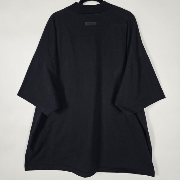 Essentials Fear Of God Oversized Mens XL Short Sleeve Black T Shirt - Picture 2 of 9